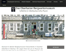 Tablet Screenshot of bergwerksmuseum.de